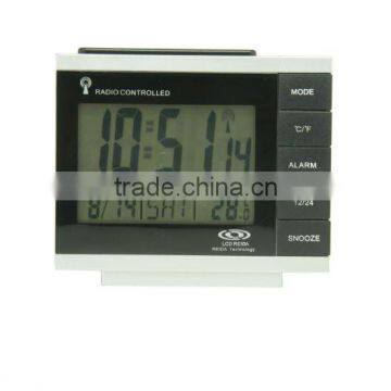 radio controlled weather station lcd clock with calendar