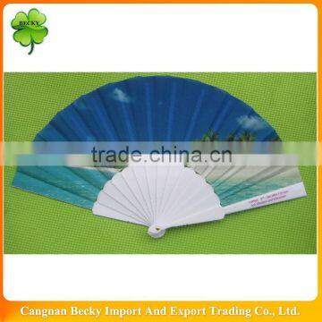 Chinese manufacturer Simple scenery printing hand fan