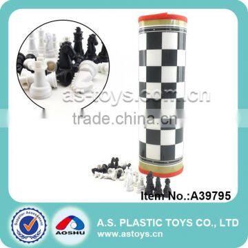 Outdoor educational 2 players plastic giant chess set for kids