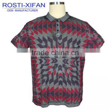 Men's Polo Custom Printing Short Sleeve T-Shirt