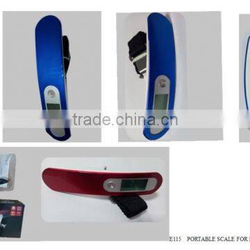 Portable luggage scale