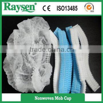 Disposable industry nonwoven Mob cap