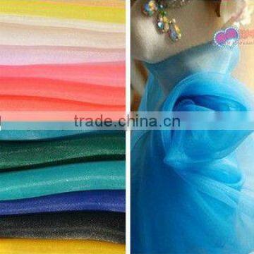 wedding blue organza korea organza for bride beautiful wedding dress