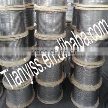 Top Quality Best Selling 201 304 316 Stainless Steel Wire Rope
