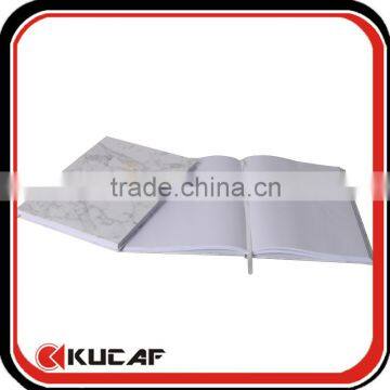 Custom Mix Design Gold Hot Stamping Logo Print Marble Notebook photo-4