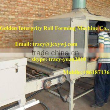 stone chip coated steel roof tile machine