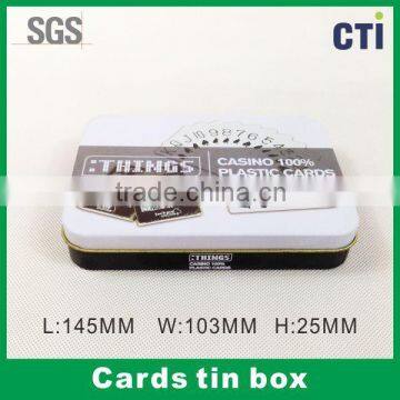 playing card tinplate box