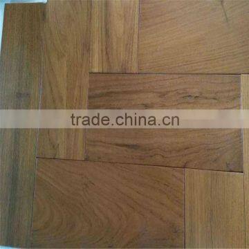 High-Performance Output Burma Teak Herringbone Parquet Solid Wood Flooring