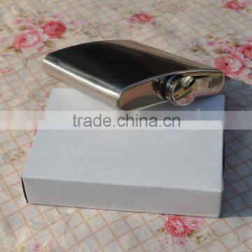 Jameson Hip Flask/ Patterned Hip Flask/ Alcohol 6 oz Silver Hip Flask