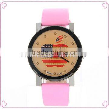 HONESTAR Most Popular Quartz USA Flag Logo Watch For School Girl Watch photo-5