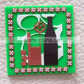 Cheap custom souvenir 3d soft pvc fridge magnets