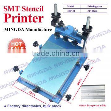 32*44cm MD-M SMT Stencil Printer PCB Screen Printer, Manual Silk Screen Printing Machine