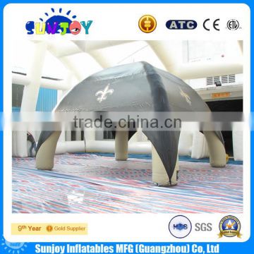 SUNJOY 2016 high quality customer size black inflatable dome tent for sale