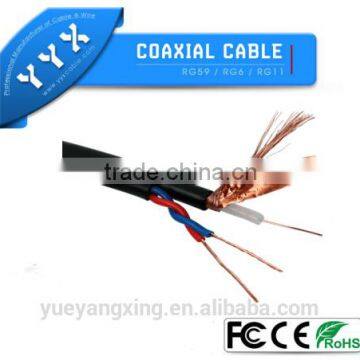 YYX Siamese cable RG6 with power al foil braid