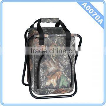 Outdoor Folding chair with cooler bag fishing chair with cooler bag