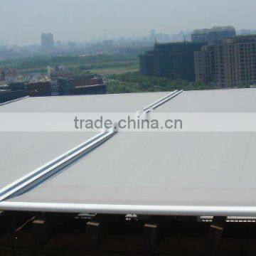 PTS motorised double guide rail roof sunshade