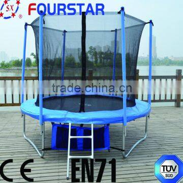 high quality 8FT 244cm jumping bed with inside net