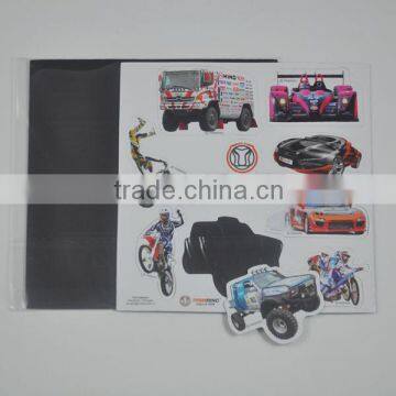 Die Cut Car Shape Eva Foam And Paper Printed Fridge Puzzle Magnets