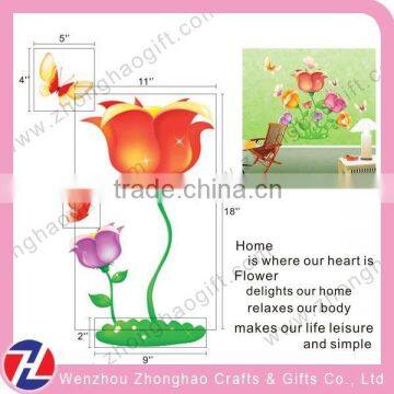 Funny Flower Shape Wallpaper Sticker for Home Decoration photo-4