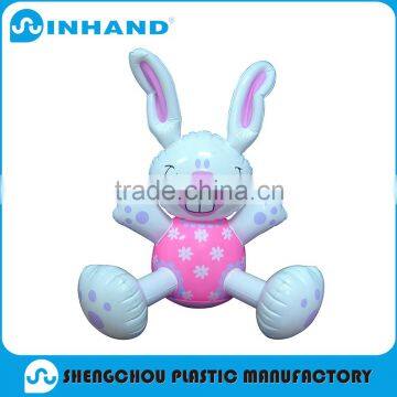 advertising inflatable customized cartoon rabbit toy/pvc inflatable water pool toys