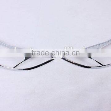 Head Lamp Cover ABS Chrome 2 Pcs For F-oc us 2012 Accessories photo-2