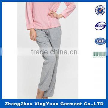 2016 New Design Women Pajama Pant With 100% Cotton Flannel Printed Lounge Pants