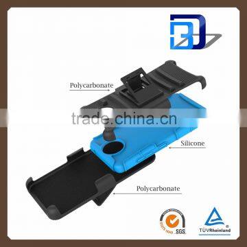 New Products 3 in 1 Holster Silicone + PC Hybrid Kickstand Handy Belt Clip Case for Microsoft Nokia Lumia 650 Cover Accessory photo-6