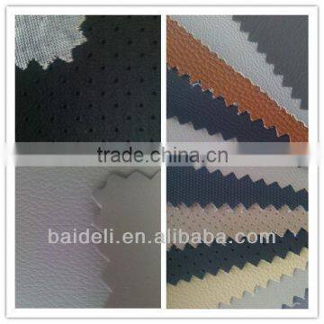 PVC leather fabric upholstery