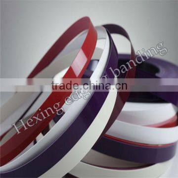 Custom solid color edge banding