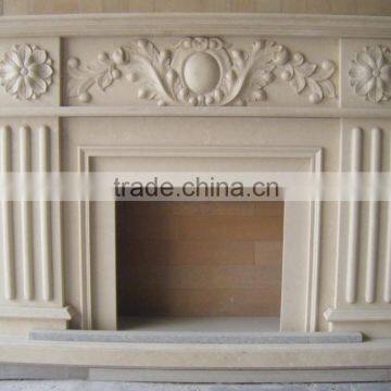 Artificial wall mounted fireplace