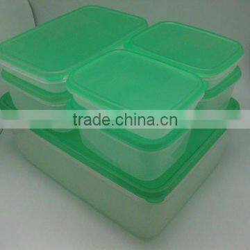 plastic 16 set retangle food container food storage