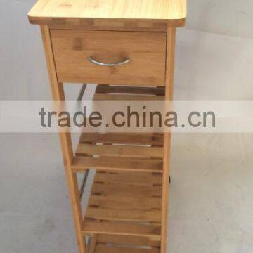 wooden kitchen trolley modern kitchen trolley bamboo