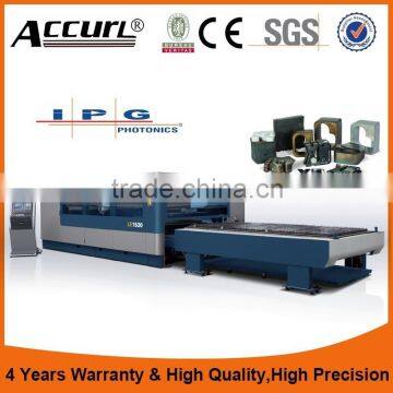 Cnc fiber laser cutting machine 2 Kw and 4 Kw for Accurl