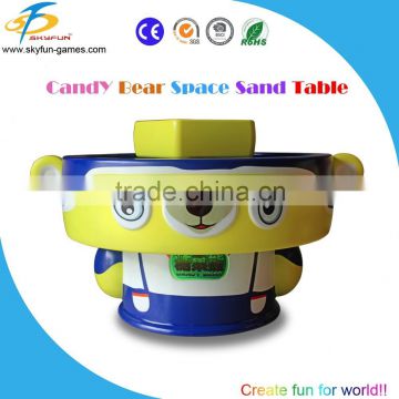 New design family game machine/small size candy bear sand table