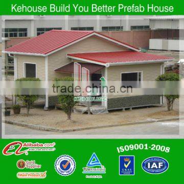 China ISO certification economic modern prefab villa popular in Africa,South American market