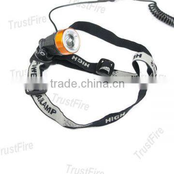 Trustfire factory directly sale 3868-H6 T6 XMLT6 400lm cree led miner headlamp