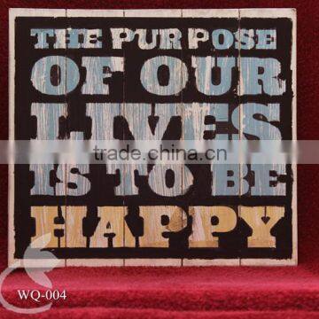 Wooden Vintage Style Sign - Wall Decoration WQ-004