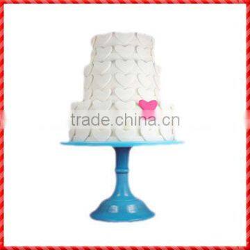 Hotsale cake shaped ceramic 3-layer cake stand