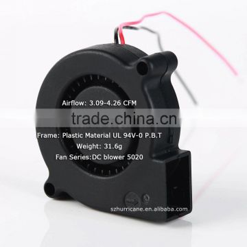 50mm 5020 blower small 9v dc micro fan motor