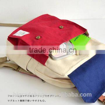 Cheap Canvas and Leather Backpack photo-2