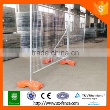 Factory wholesale powder coating steel security temporary fencing