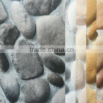 river rock pattern vinyl wallpaper