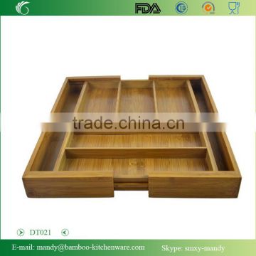 Expandable Bamboo Collection Tray