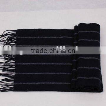 men striped cashmere/wool scarfs/mufflers