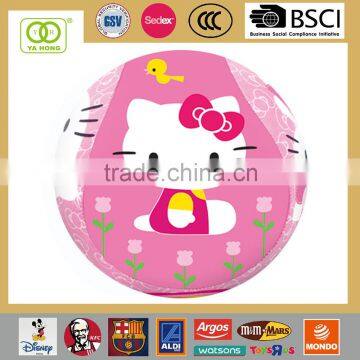 5 inch inflatable ball made by latex air bladder and fabric soft baseball
