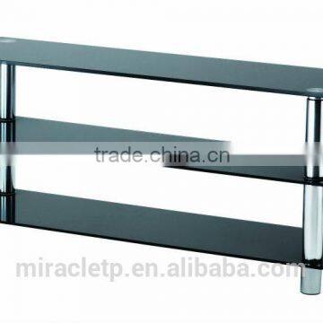 3 Shelve Glasses TV Stand Furniture
