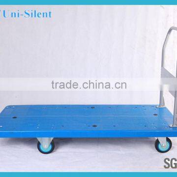 400kg high qaulity carry tools cart with plastic deck in china