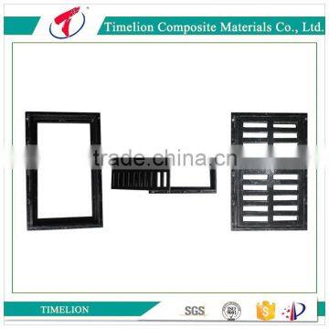 Fiberglass Plastic Floor Drain Rain Gratings for Walkway Road Safety plastic floor grating