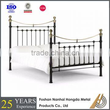 european style metal pipe bed frame