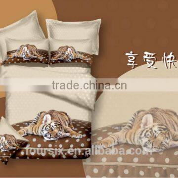 2014 new design 100% cotton 3d bed duvet set